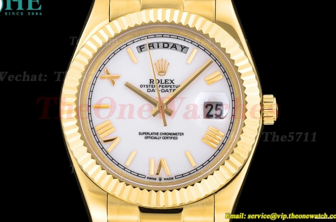 YG Daydate Rmn GDF YG MY8215 White 40MM 0305